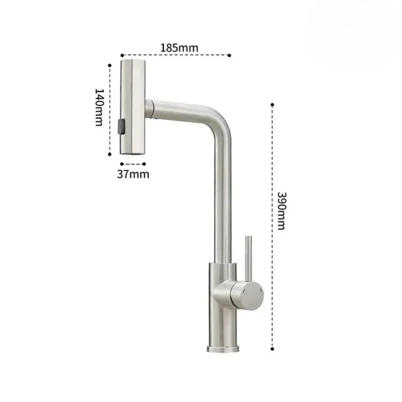 Torneira Cascata Flexível Multifuncional para Cozinha - WISP