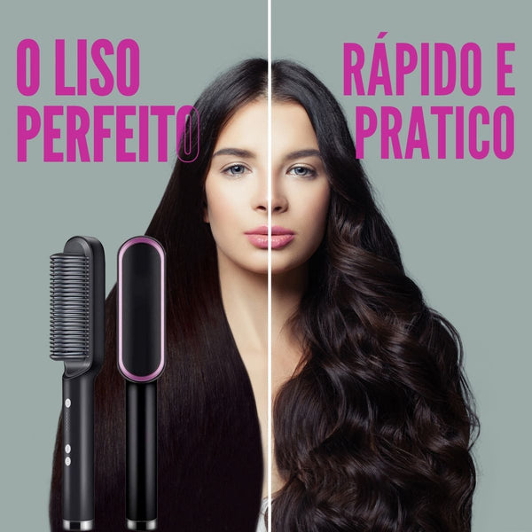 Ultra Hair® - Escova Alisadora n°1 do Brasil + FRETE GRÁTIS! 🎁