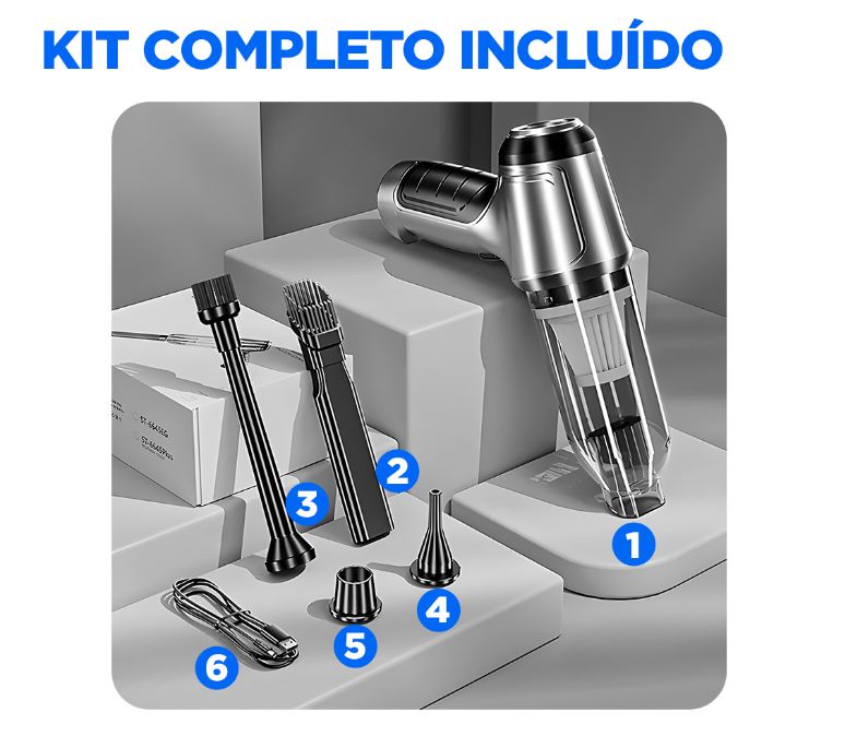 CleanMax® O Aspirador Portátil Sem Fio! + 5 BRINDES 🎁