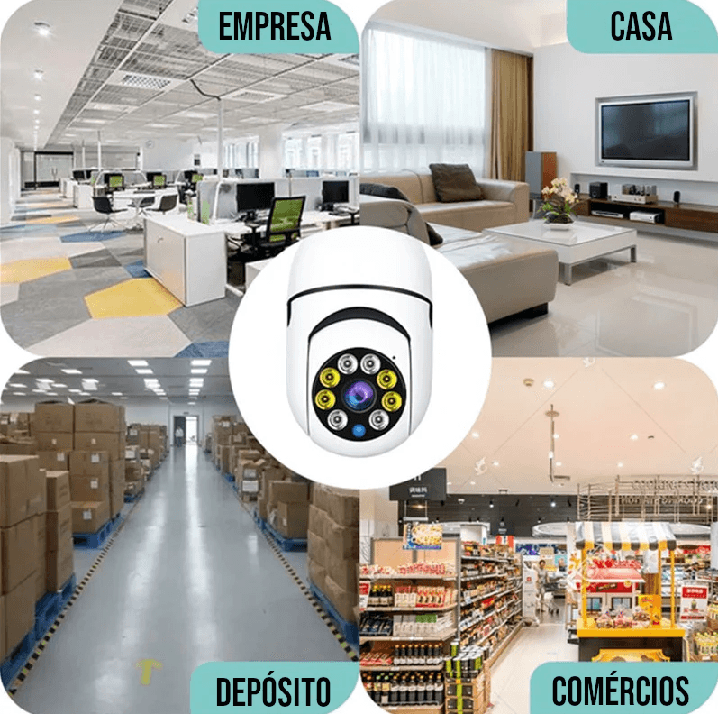 Câmera WI-FI SPY 360 Wispbrasil - Wisp brasil®